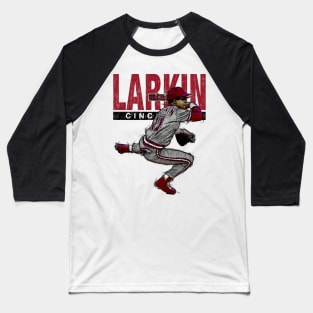 Barry Larkin Cincinnati Sketch Baseball T-Shirt